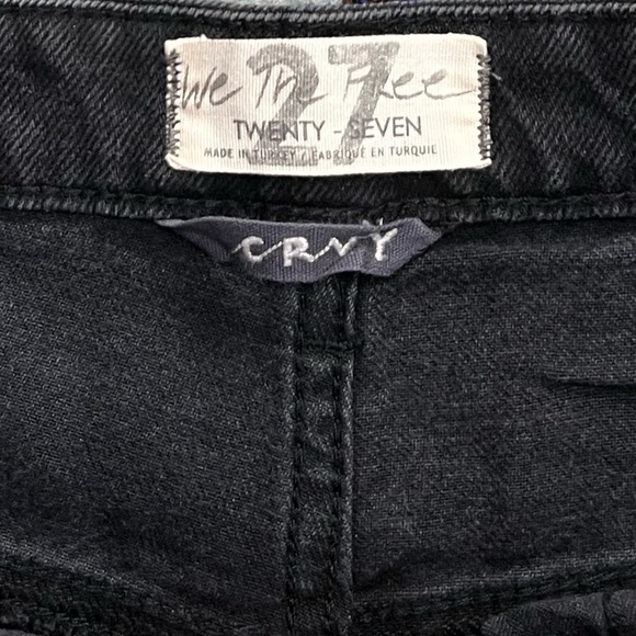 NWT Free People Crvy Georgine Foul Snakeskin High Rise Jeans - Picture 8 of 11